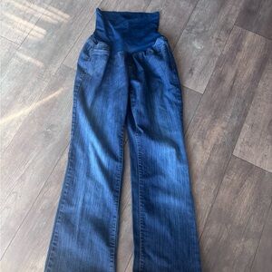Motherhood Maternity Baby Stretch Jeans Secret Fit belly material Womens Size XL